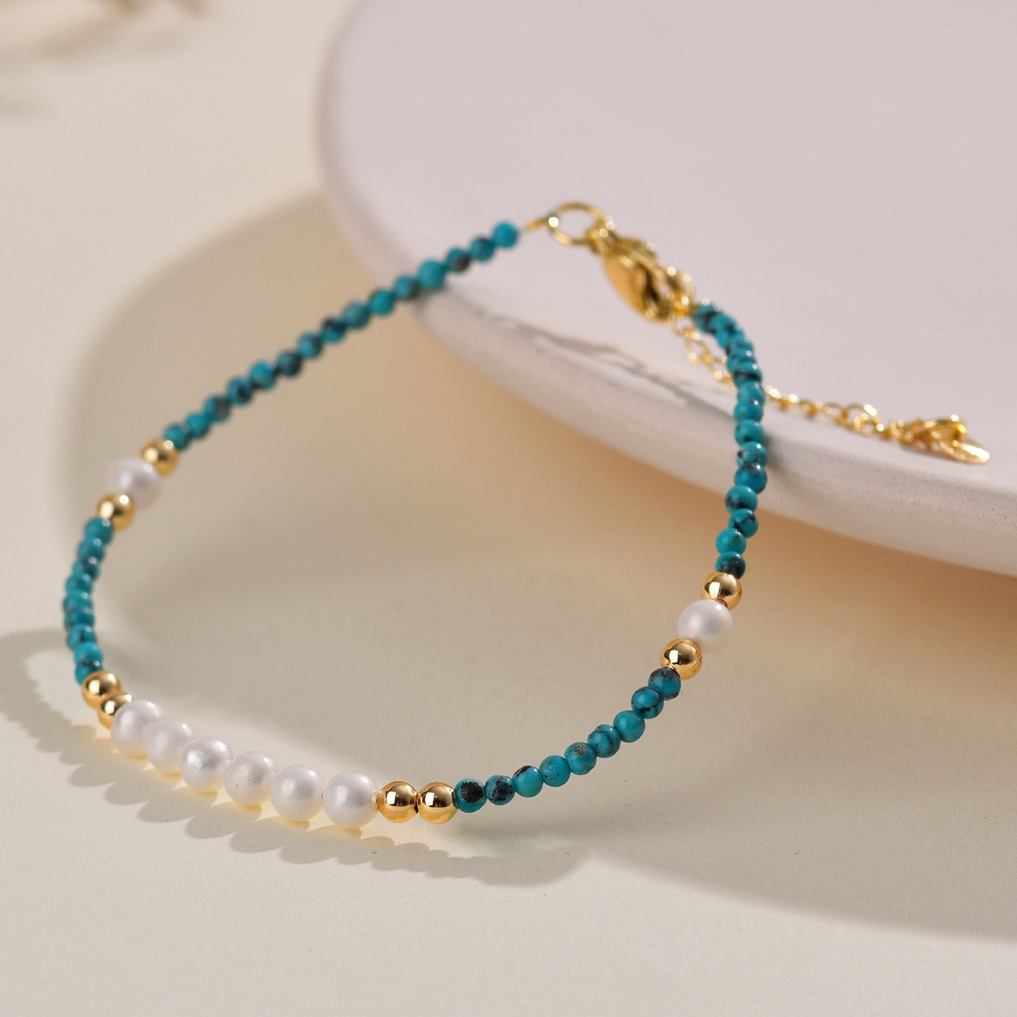 Turquoise Pearl Harmony Bracelet