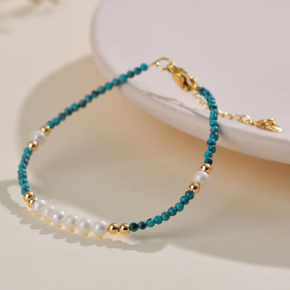 Turquoise Pearl Harmony Bracelet