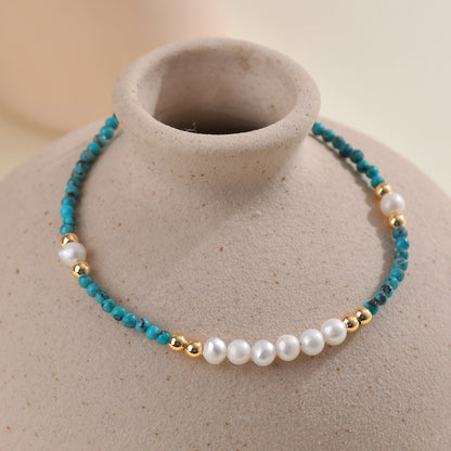 Turquoise Pearl Harmony Bracelet