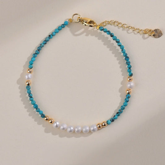 Turquoise Pearl Harmony Bracelet