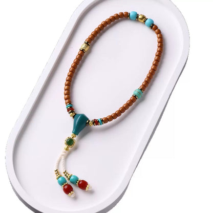 Wild Olive Pit Handheld Mala Beads