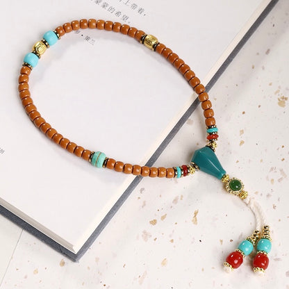 Wild Olive Pit Handheld Mala Beads