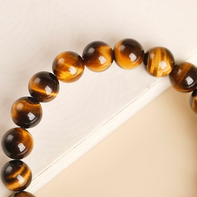 Yellow Tiger Eye Blessing Barrel Bracelet