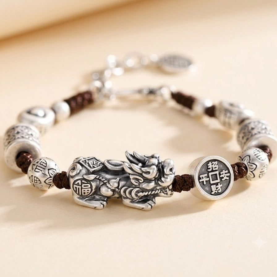 Fu Pixiu Coin Ingot Fortune Bracelet